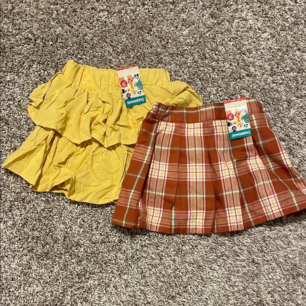 Garanimals 2t Ruffle Skirt & Plaid Skort Set (NWT)